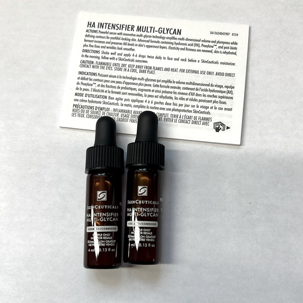 💜Set of 2 SkinCeuticals Travel Size HA Intensifier Multi-Glycan💜